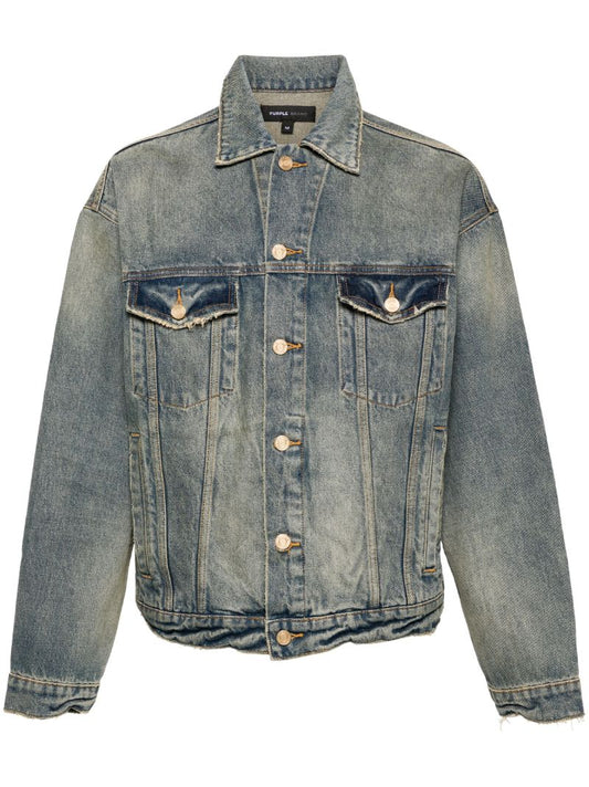 Blue P027 Oversized Denim Jacket