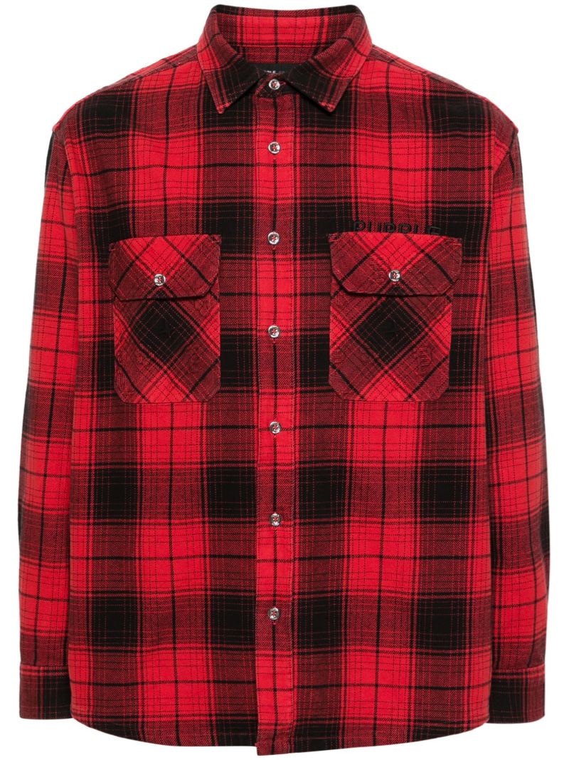 Red Checked Cotton Shirt