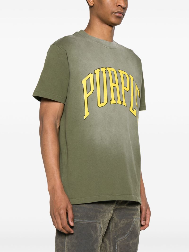 Green Logo-print Cotton T-shirt