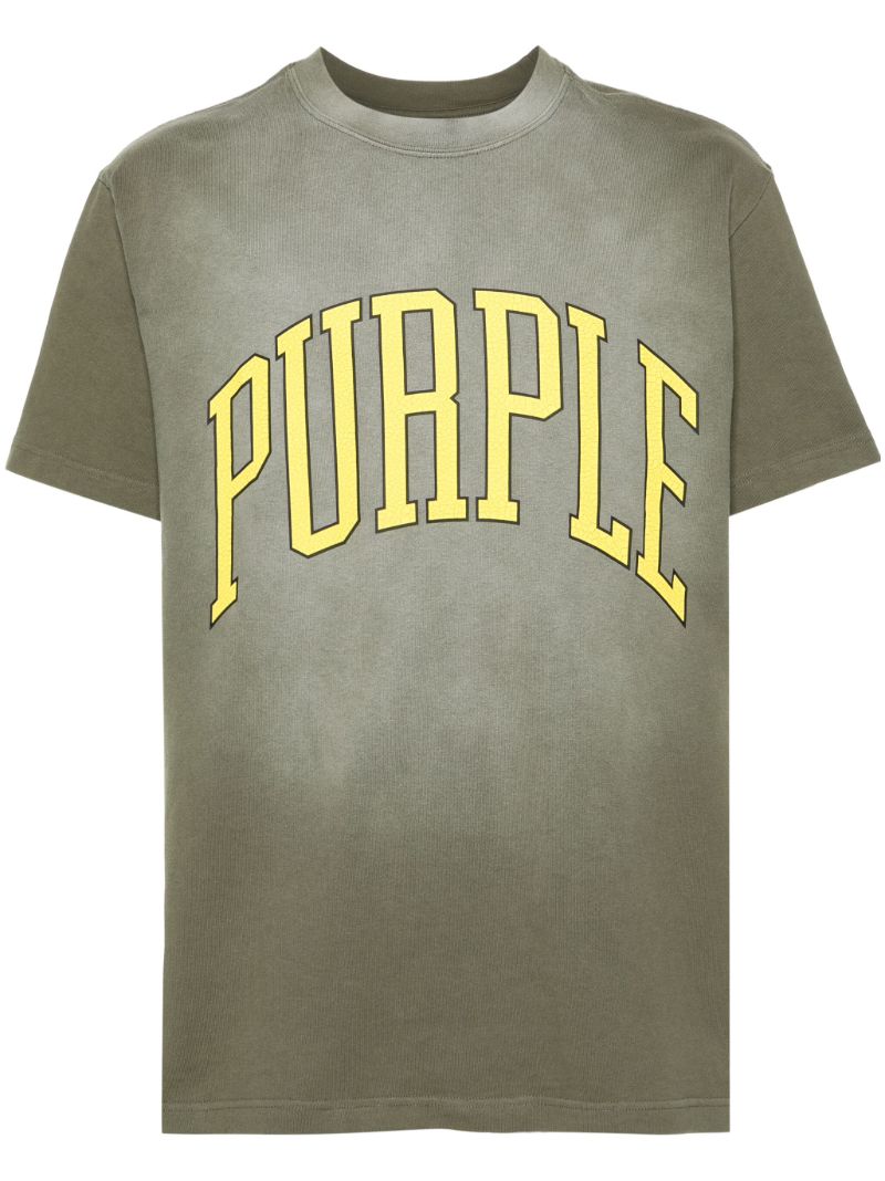 Green Logo-print Cotton T-shirt
