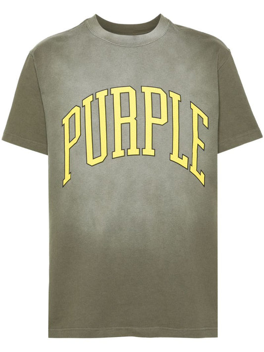 Green Logo-print Cotton T-shirt