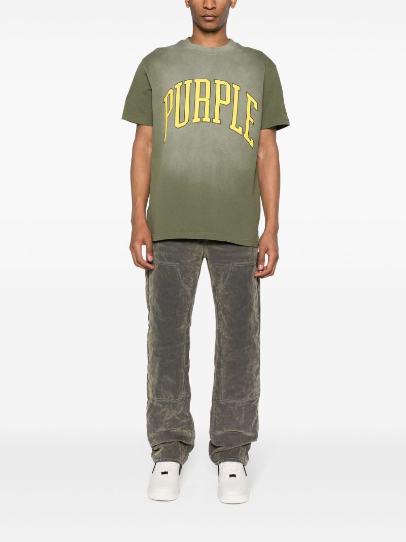 Green Logo-print Cotton T-shirt