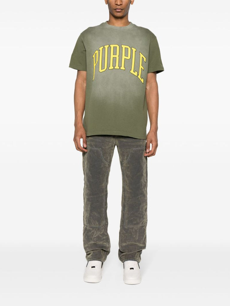 Green Logo-print Cotton T-shirt