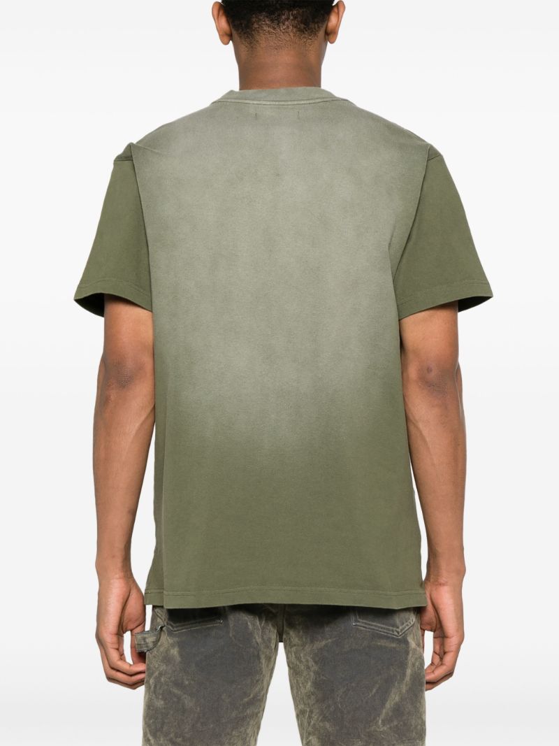 Green Logo-print Cotton T-shirt