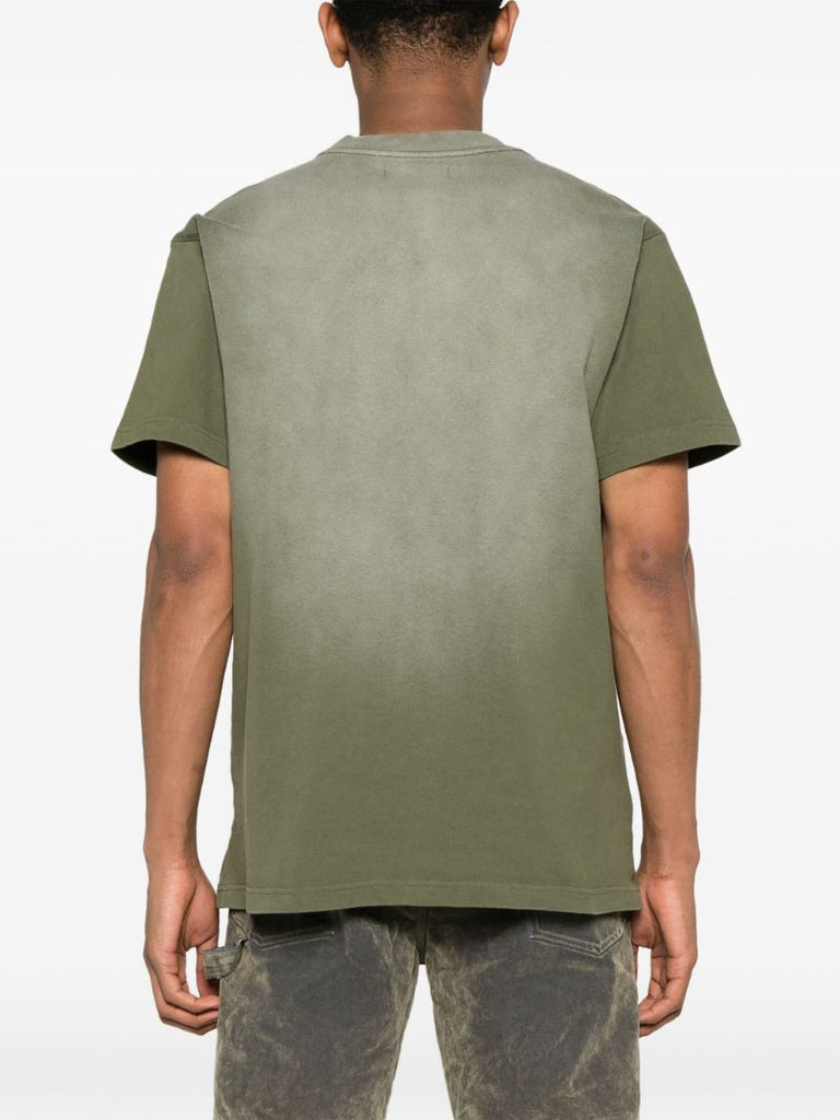 Green Logo-print Cotton T-shirt
