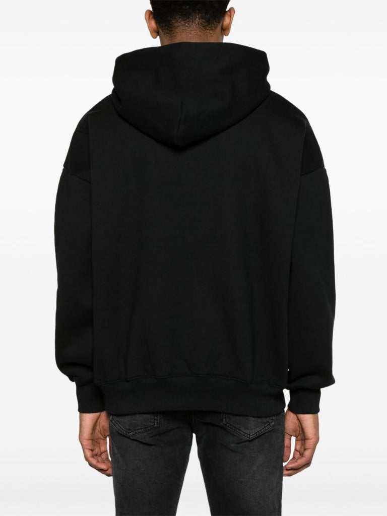 X Blue Sky Inn Black Cotton Hoodie