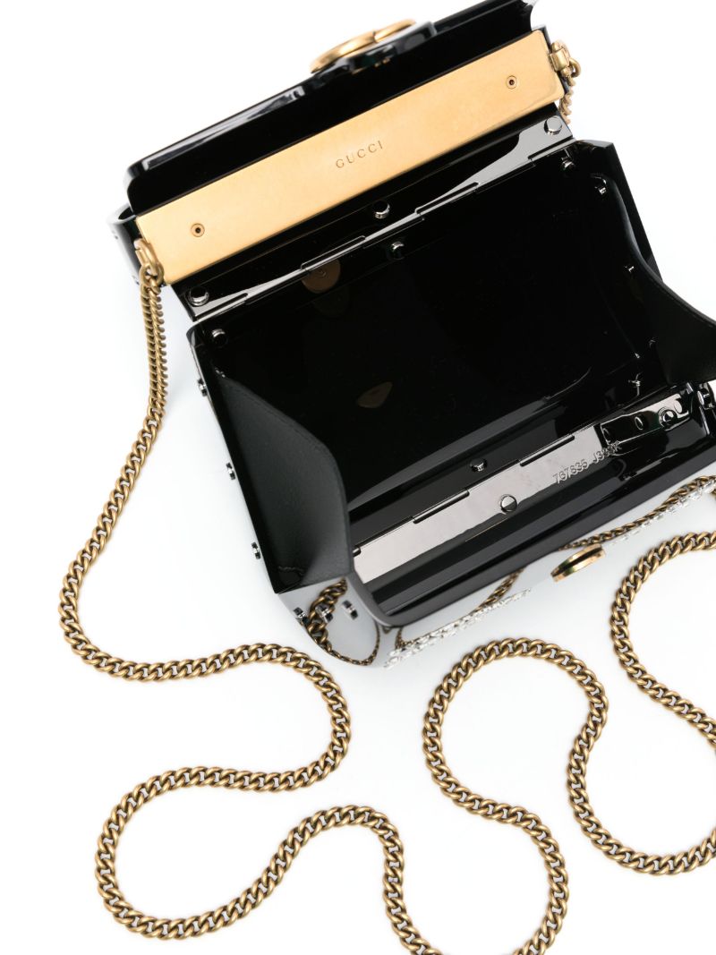 Black Broadway Crystal-embellished Tote Bag
