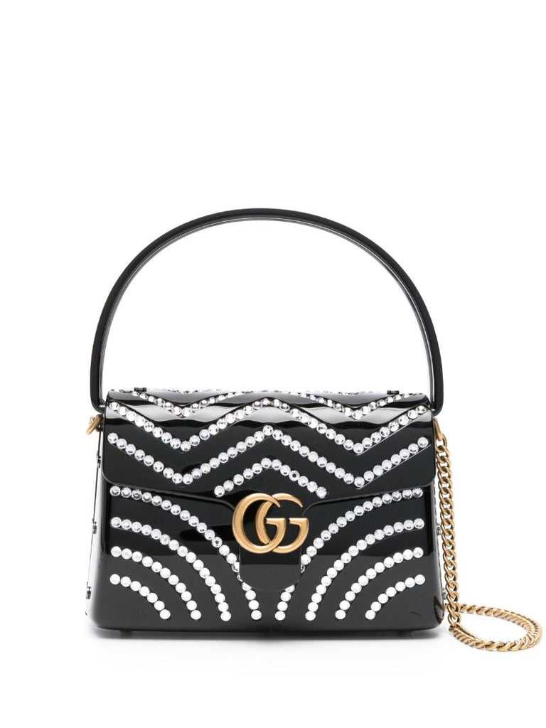 Black Broadway Crystal-embellished Tote Bag