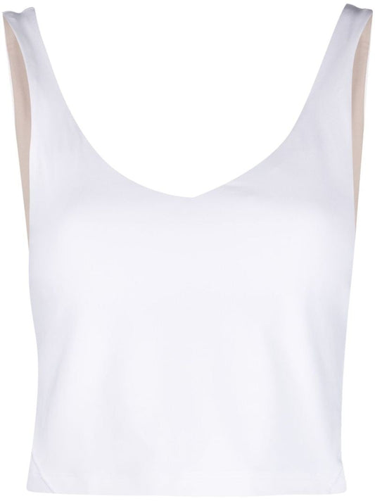White Align Tank Top