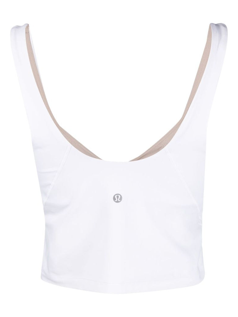White Align Tank Top