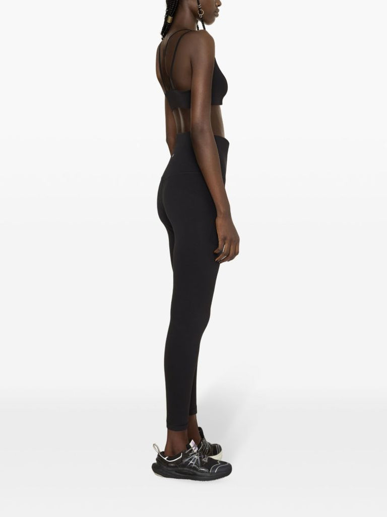 Black Like a Cloud Longline Sports Bra