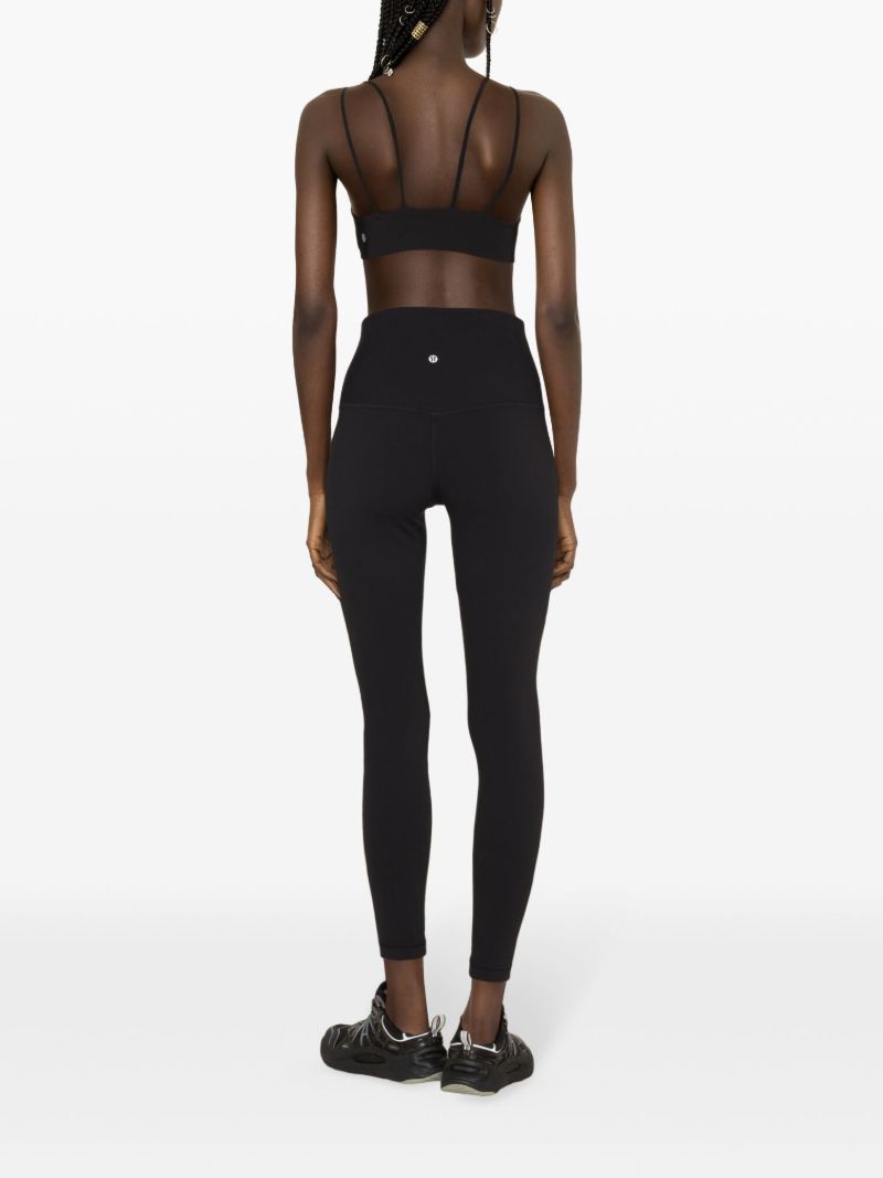 Black Like a Cloud Longline Sports Bra