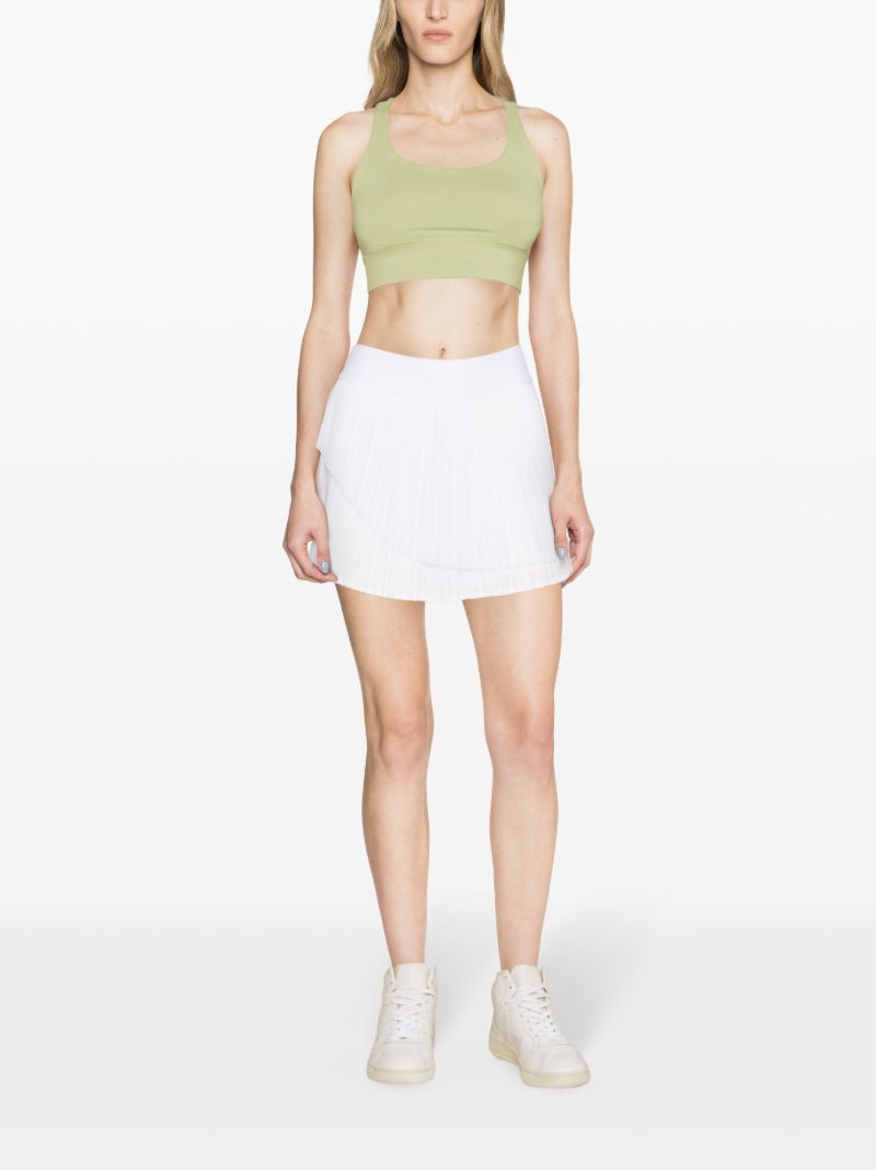 Green Energy Longline Sports Bra