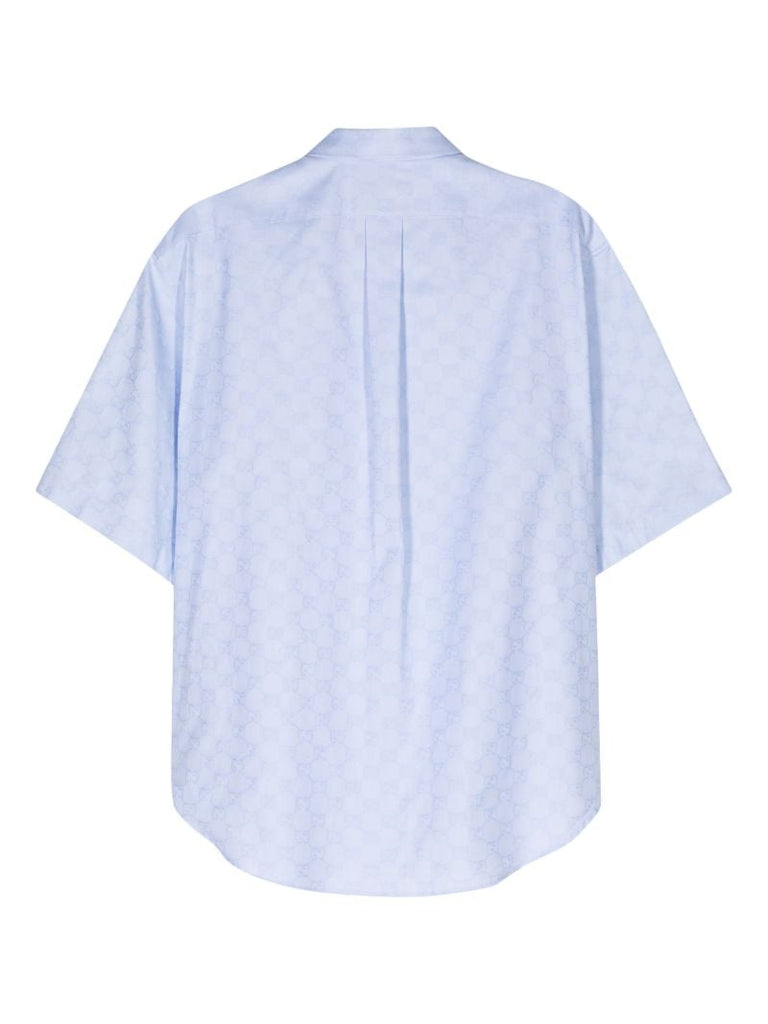 Blue Gg Supreme Cotton Shirt