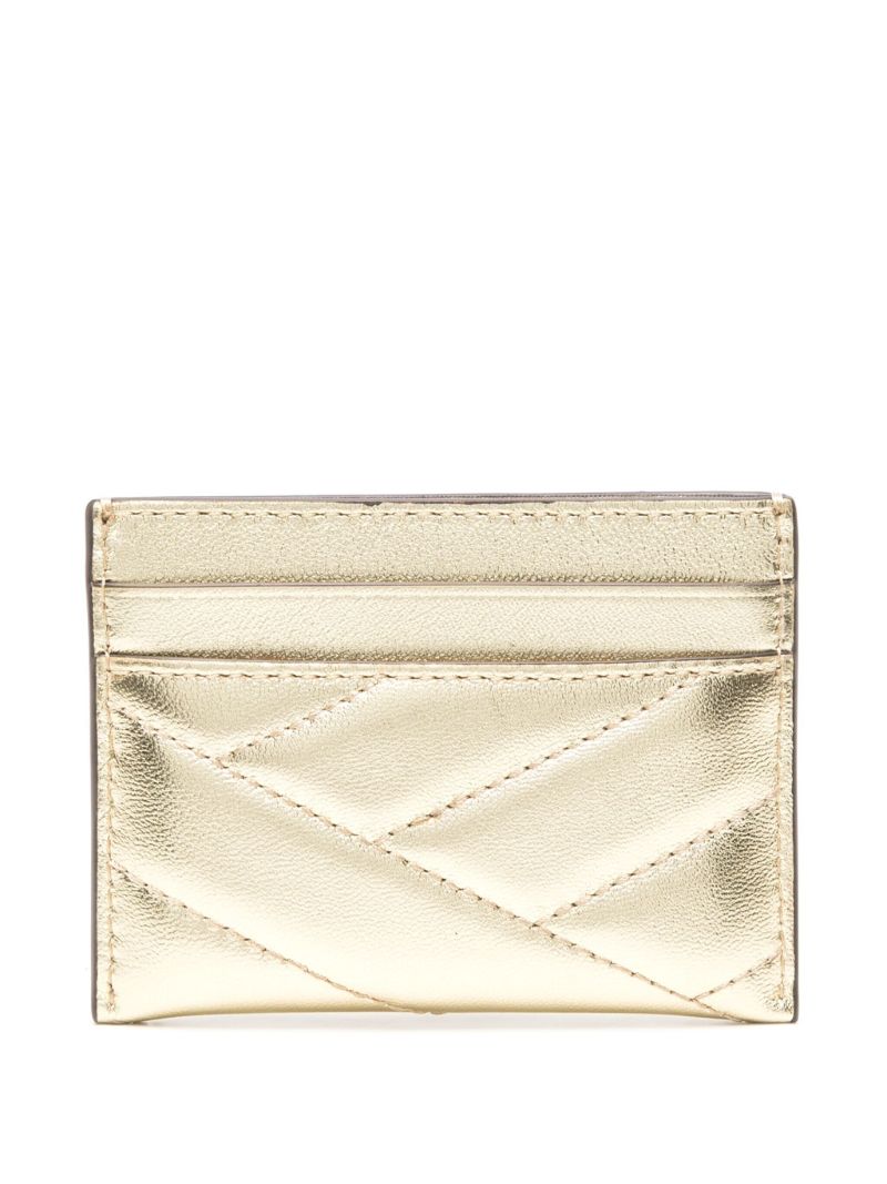 Gold Kira Quilted Leather Cardholder