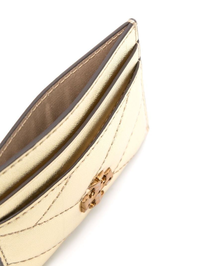 Gold Kira Quilted Leather Cardholder