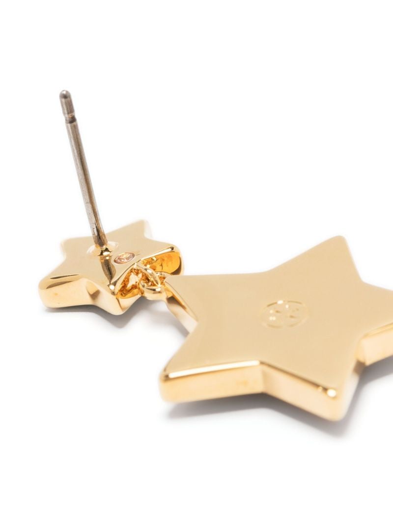 Gold-tone Falling Star Drop Earrings