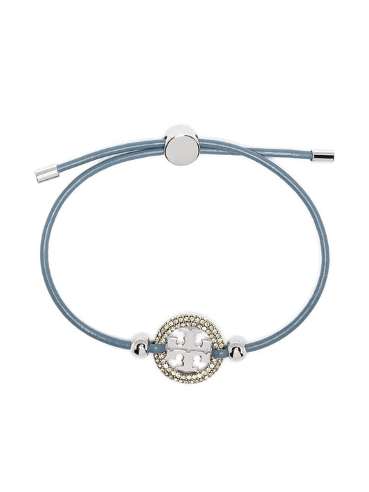 Blue Miller Crystal Slider Bracelet