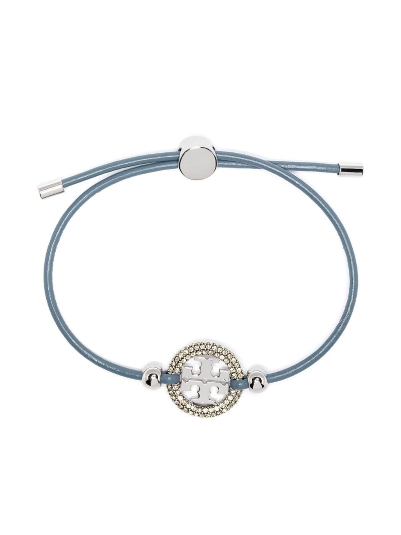 Blue Miller Crystal Slider Bracelet