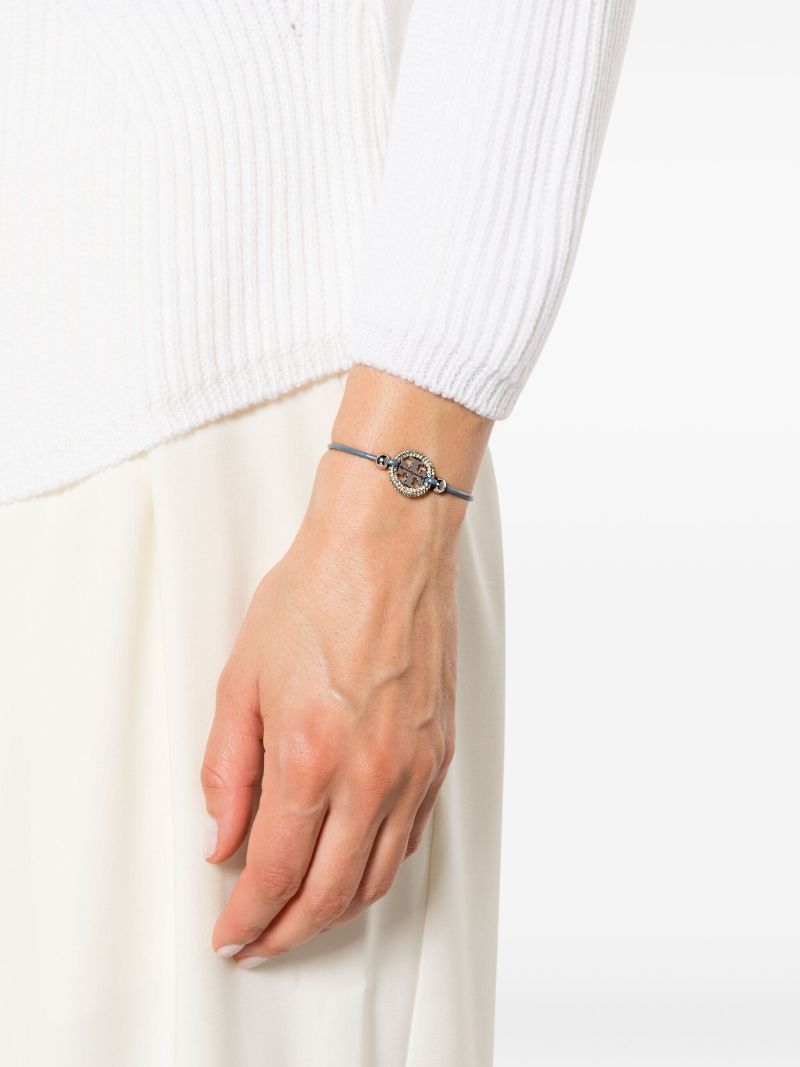 Blue Miller Crystal Slider Bracelet