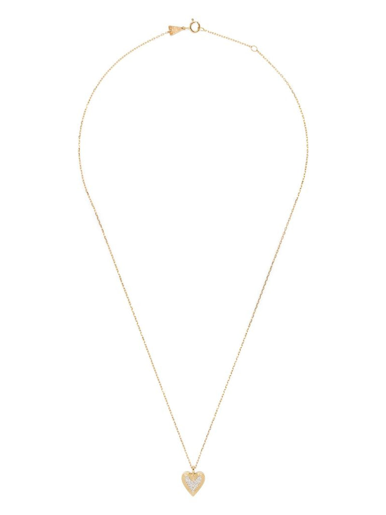 14k Yellow Gold Make Your Move Diamond Necklace