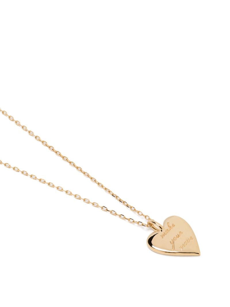 14k Yellow Gold Make Your Move Diamond Necklace
