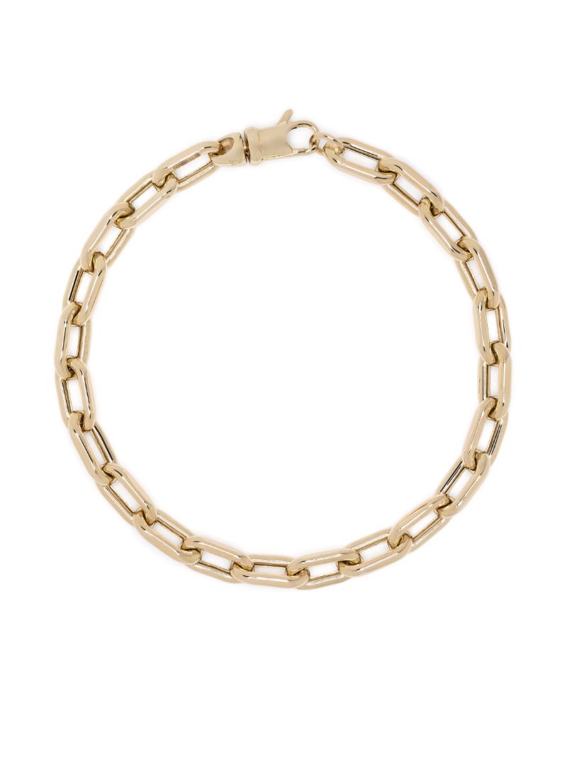 14k Yellow Gold Cable-link Bracelet