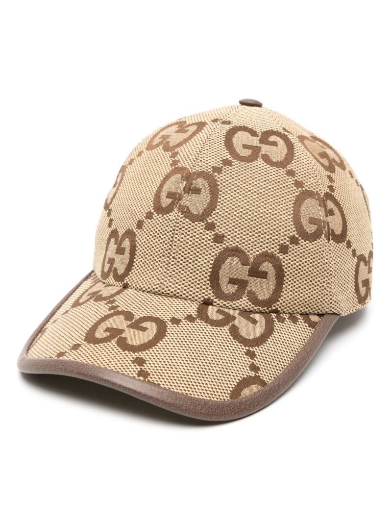 Neutral Jumbo Gg Canvas Cap