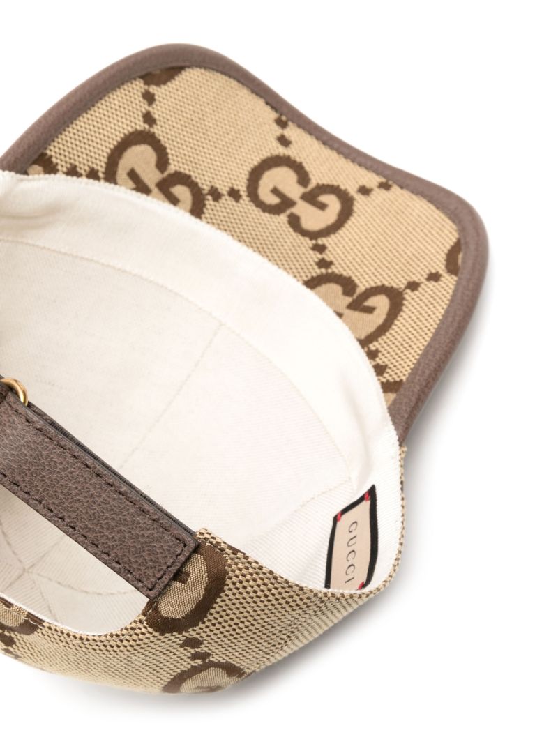Neutral Jumbo Gg Canvas Cap