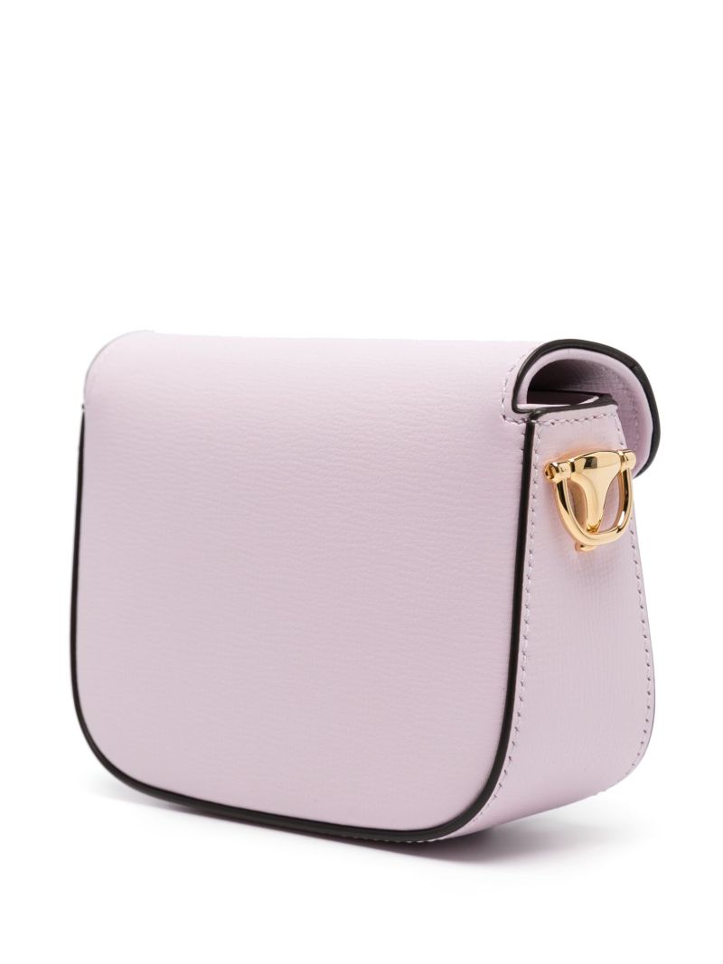Pink Horsebit 1955 Super Mini Leather Bag
