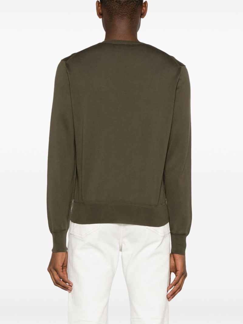 Green Cotton Sweatshirt