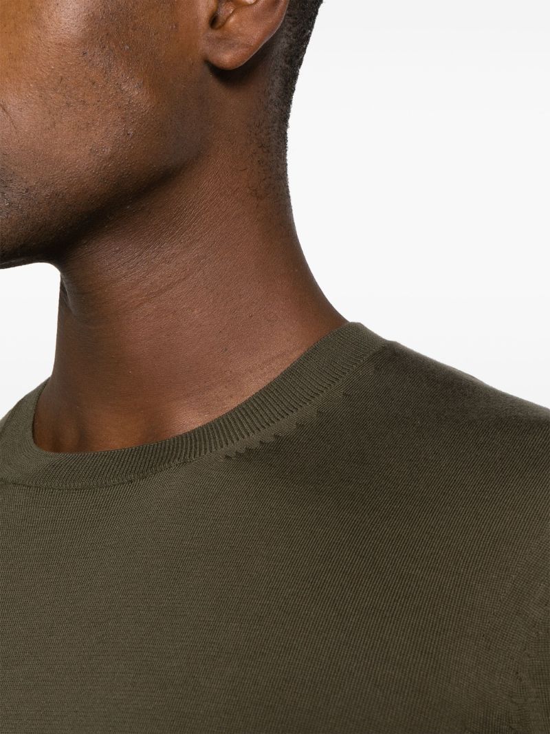 Green Cotton Sweatshirt