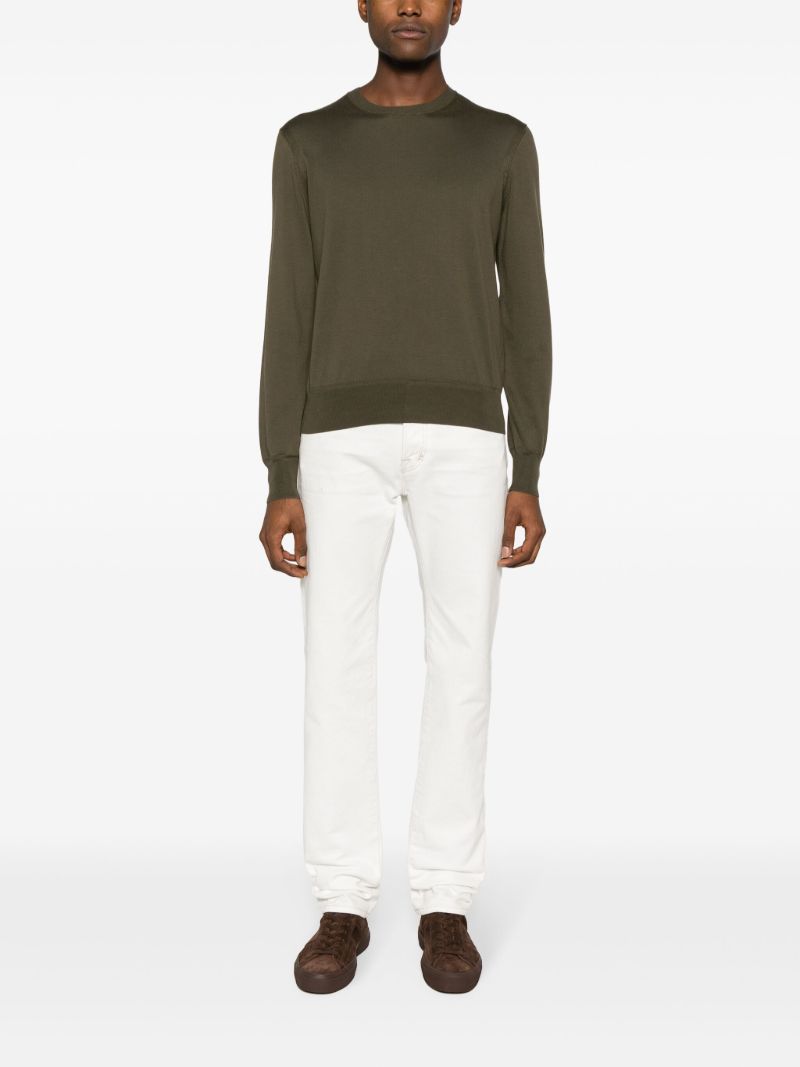 Green Cotton Sweatshirt