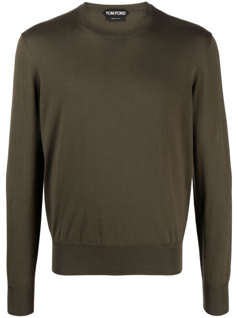 Green Cotton Sweatshirt
