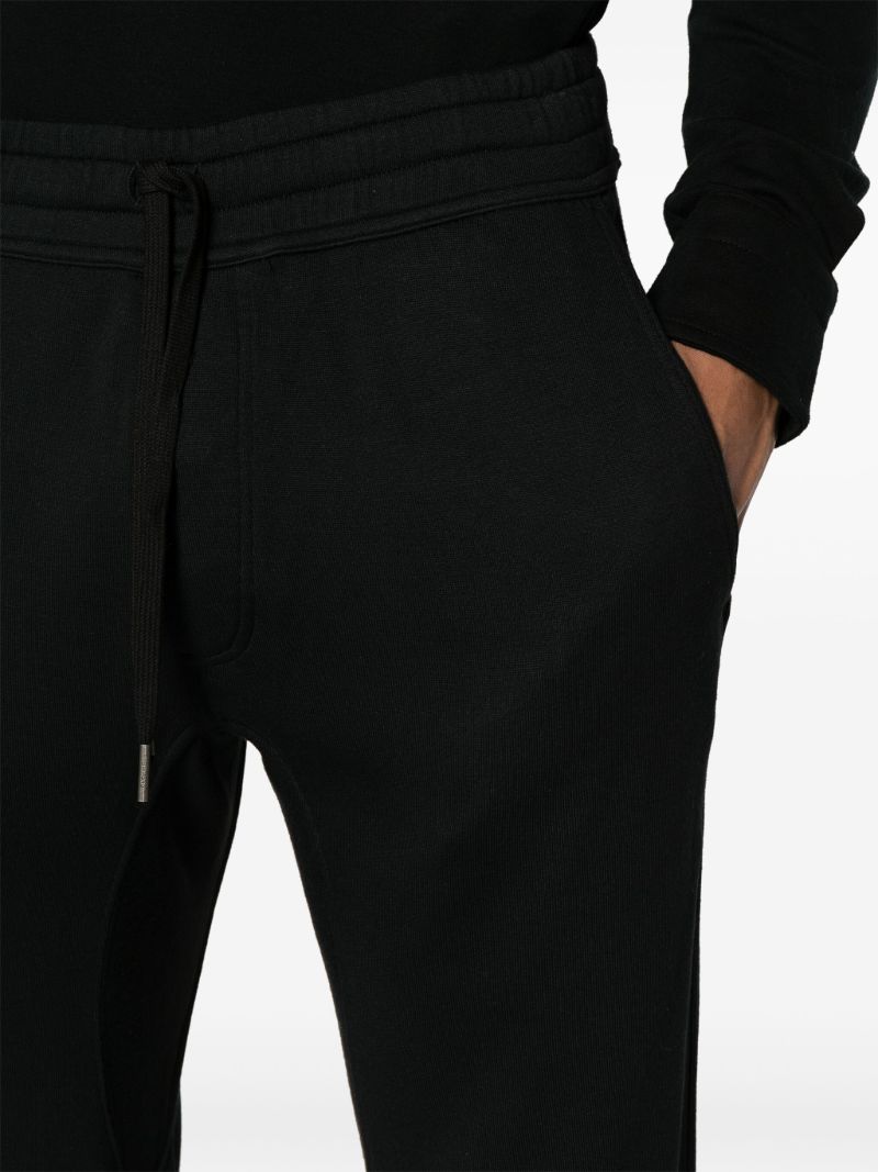 Black Jersey Track Pants