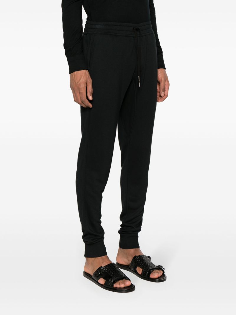 Black Jersey Track Pants