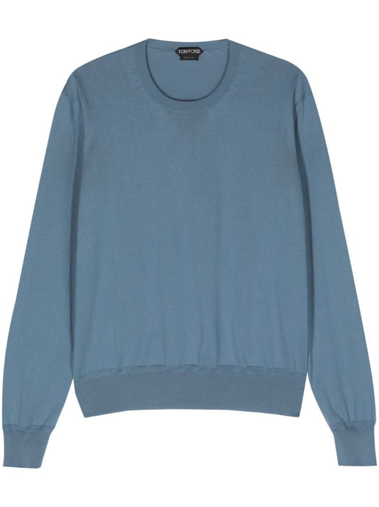 Blue Cotton Sweatshirt
