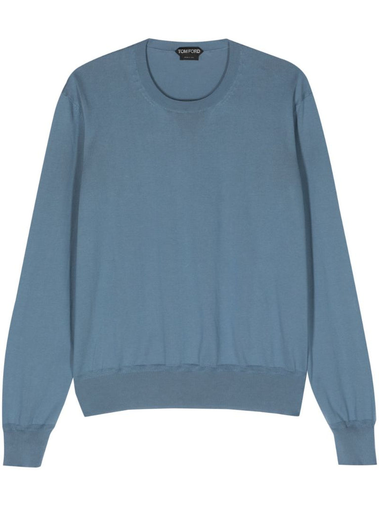 Blue Cotton Sweatshirt