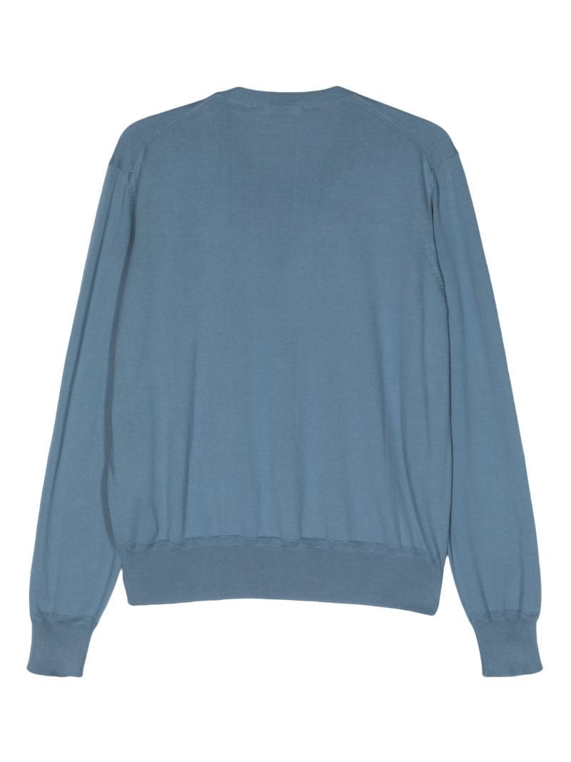 Blue Cotton Sweatshirt