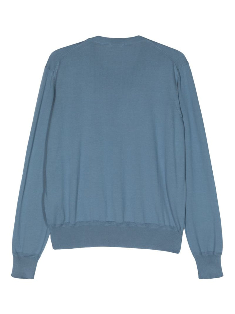 Blue Cotton Sweatshirt
