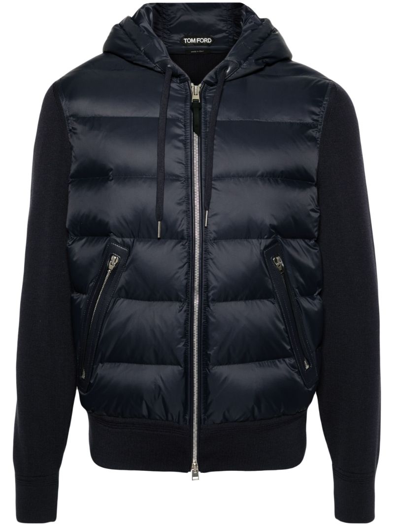 Black Hooded Puffer Jacket