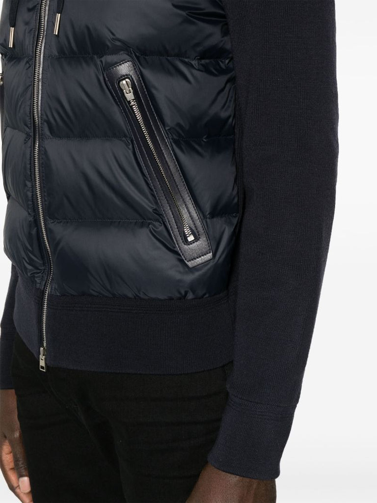 Black Hooded Puffer Jacket