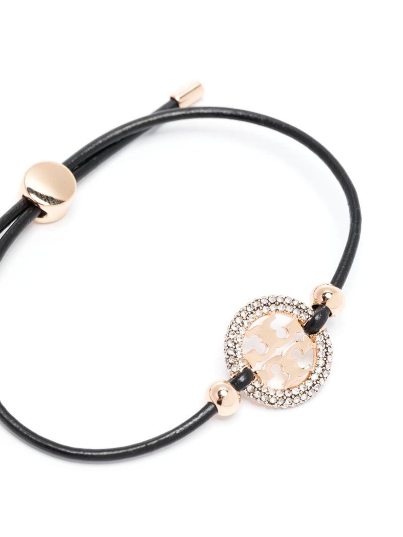 Black Miller Crystal Slider Bracelet