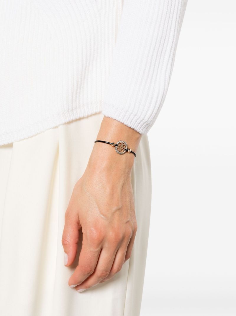 Black Miller Crystal Slider Bracelet