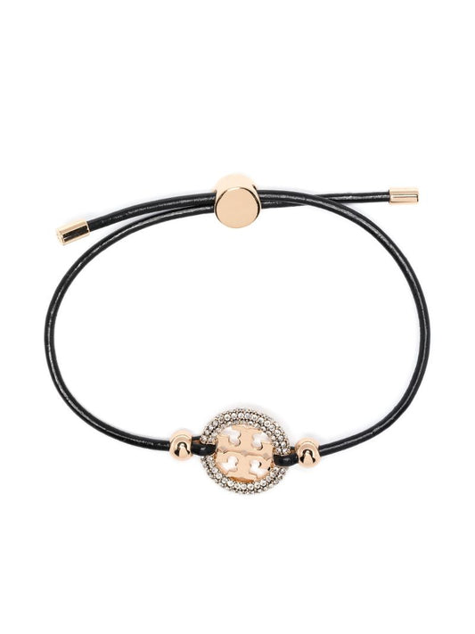 Black Miller Crystal Slider Bracelet