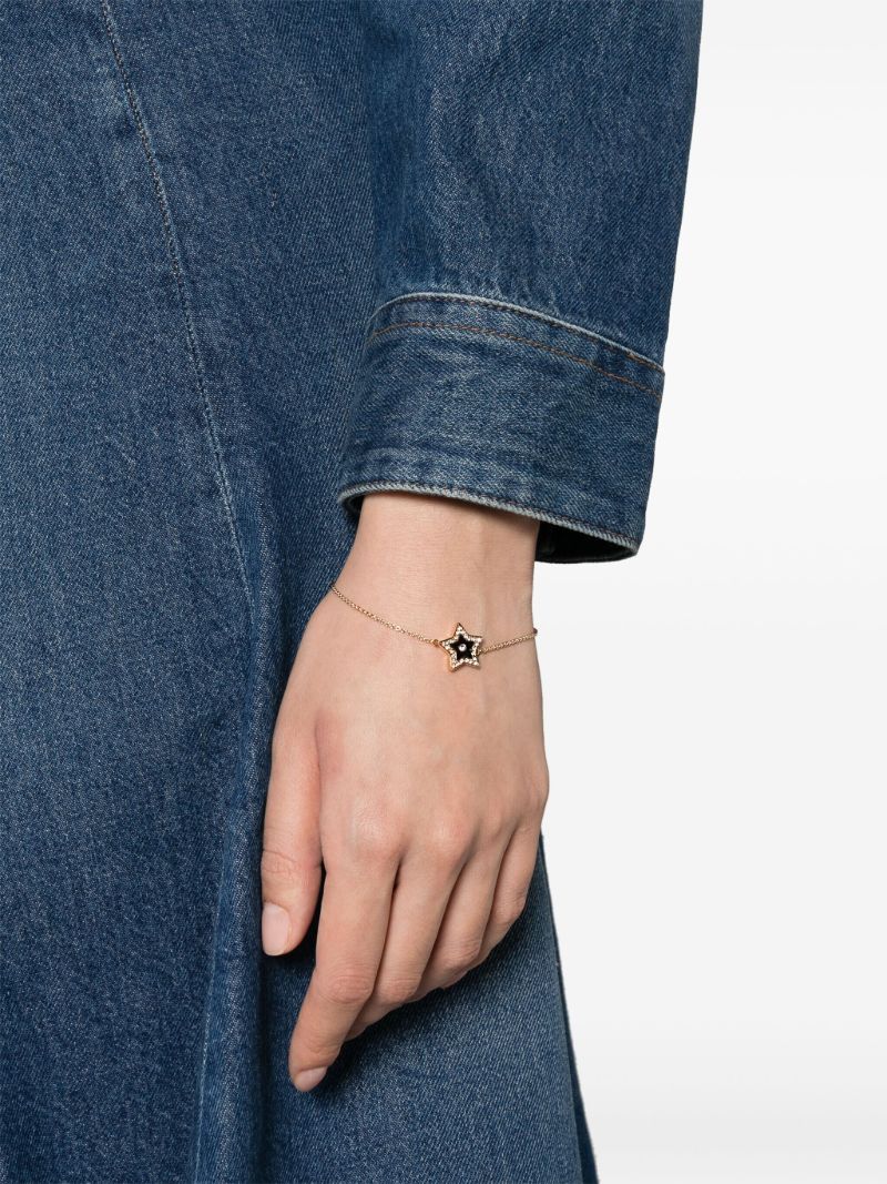 Gold-tone Kira Crystal Chain Bracelet