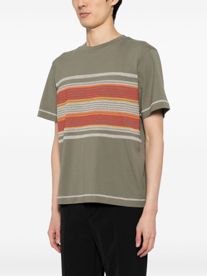 Green Flatlock Stripe T-shirt