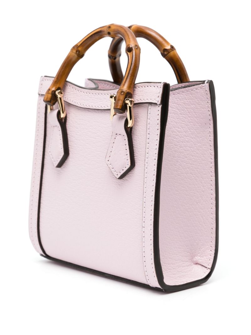 Pink Diana Leather Super Mini Bag