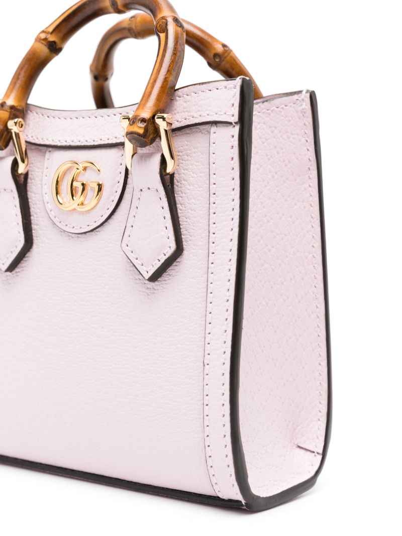 Pink Diana Leather Super Mini Bag