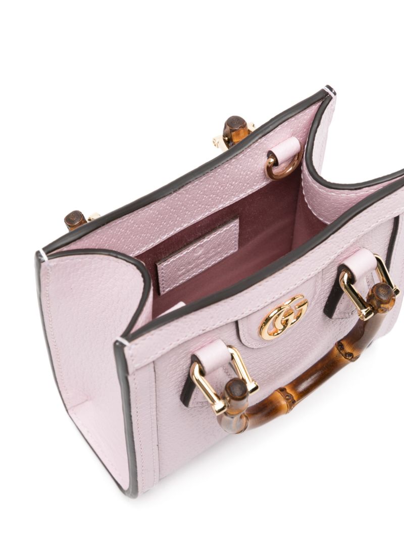 Pink Diana Leather Super Mini Bag